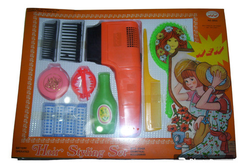Vintage Set De Peluquería Retro  Hair Styling Set  Años 80´s 0