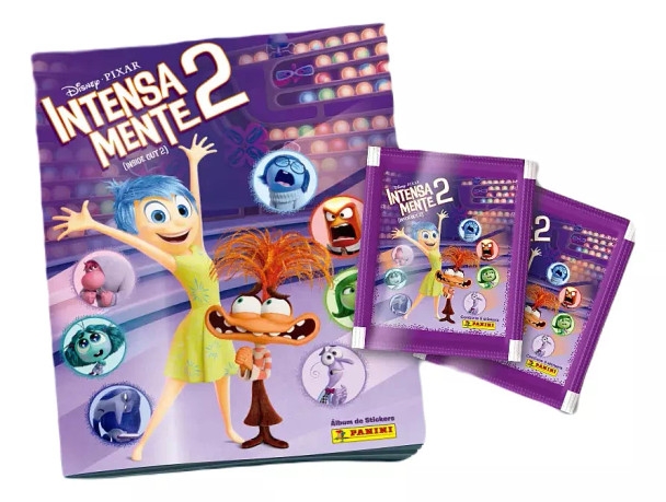 Panini Inside Out 2 Sticker Album with 40 Packs – Collectible Album + 200 Stickers