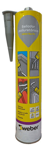 Sellador Poliuretánico Flex Pu Weber Blanco 300ml // Scalise 0
