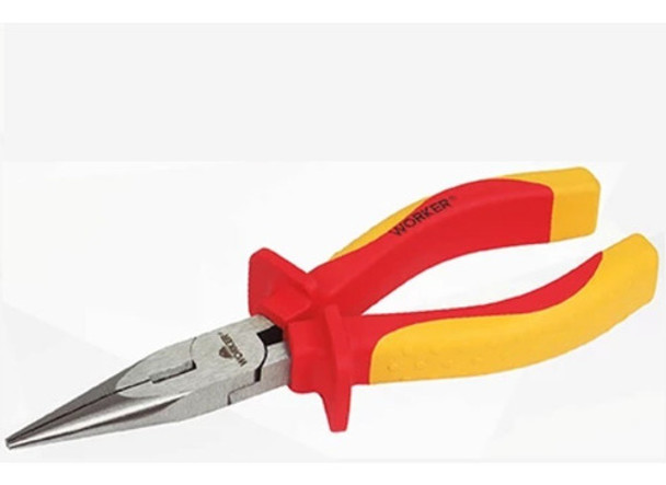 Alicate 6'' Meia Cana Vde Isolação Até 1.000v Worker 335363 0