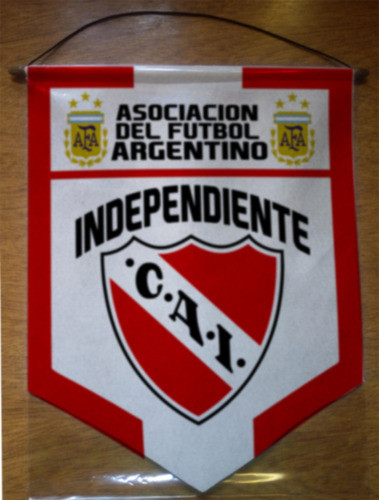 Banderin Paño Legitimo 40cm Independiente 0