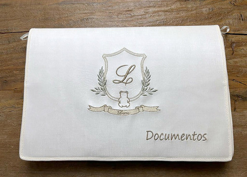 Pasta De Documentos Com Brasão Personalizada 0