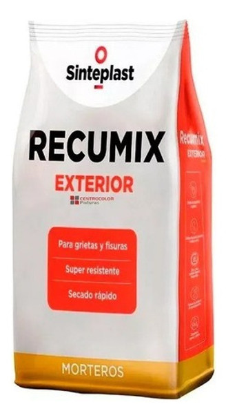 Cemento Mezcla Repara Superficies Exterior Recumix 5 Kg - Ft 0 Cemento Mezcla Repara Superficies Exterior Recumix 5 Kg - Ft 0