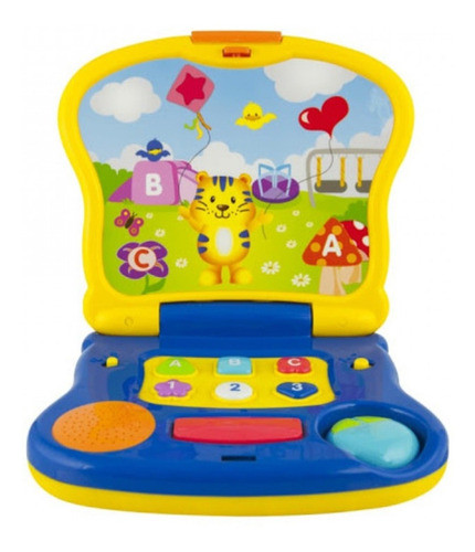 Juguete Laptop Portatil Didactica Bebe Winfun Musica Tigre 0
