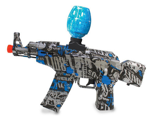 Brinquedo Lançador Automatico De Bolinhas De Gel Com Refil 0