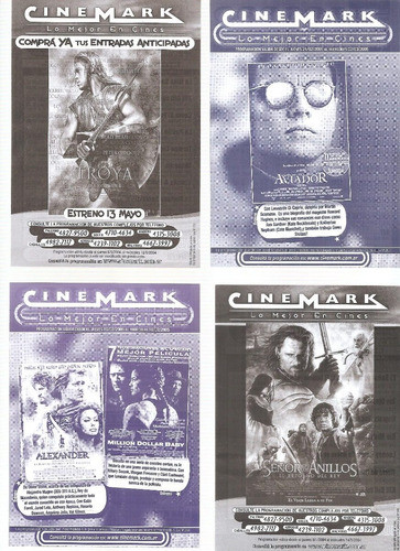 Lote 9 Programas Cinemark 0