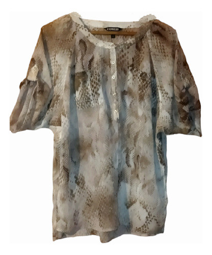 Blusa Express Nueva Snake Gasa Talla M 0