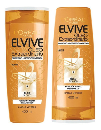 Combo Shampoo + Acondicionador Elvive Oleo Extraordinario 0