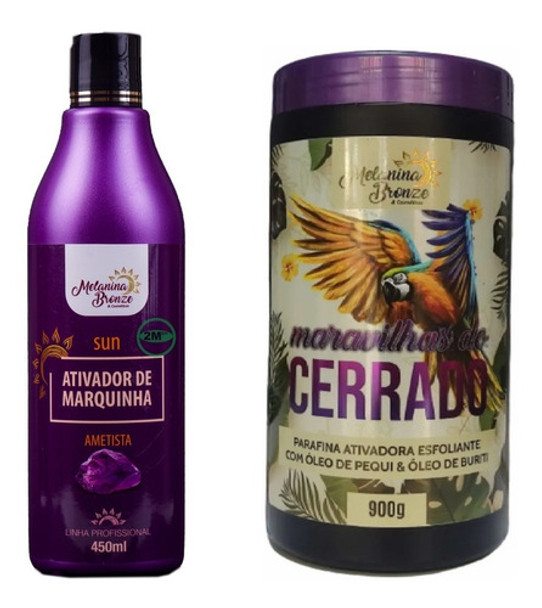 Parafina Maravilhas Do Cerrado + Ativador Ametista 450 Ml 0