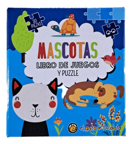 Mascotas Pack Libro De Juegos + Rompecabezas Infantil 0