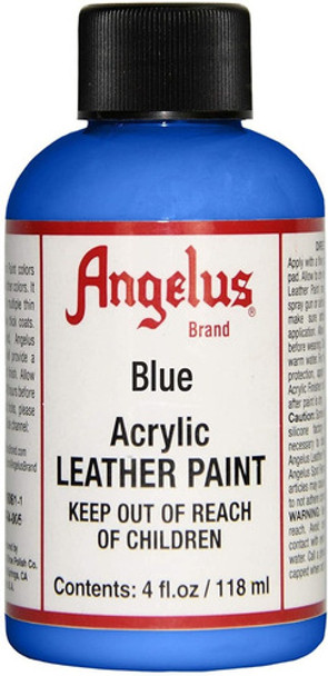 Angelus Leather Paint 4 Oz Blue 0 Angelus Leather Paint 4 Oz Blue 0