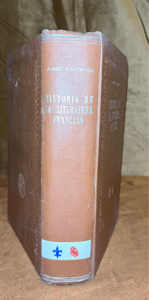 Historia De La Literatura Francesa. A.grenier. 1era Ed 1946 0