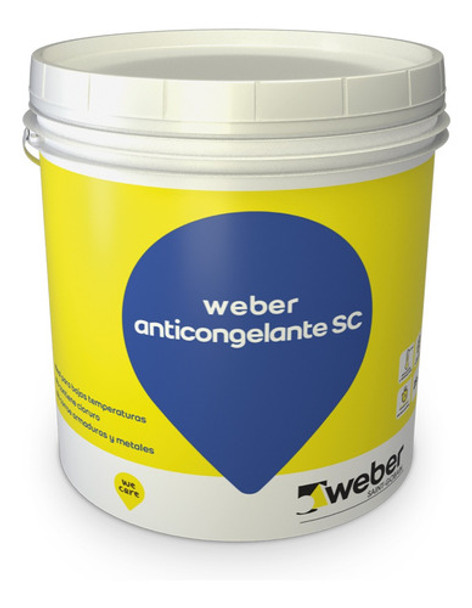 Weber Anticongelante Sc Frague Sin Clruro 25kg Venta X Mayor 0