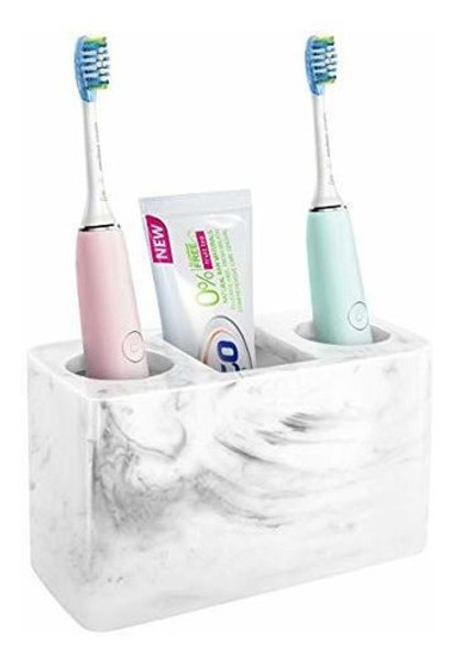Luxspire - Soporte Para Cepillo De Dientes De Resina, 3 Ranu 0