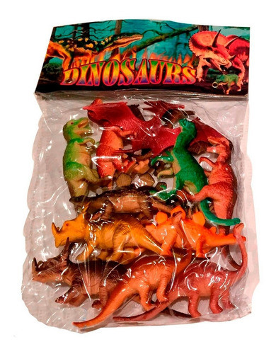 Dinosaurios Chicos X 12 Bolsa Ploppy 360312 0