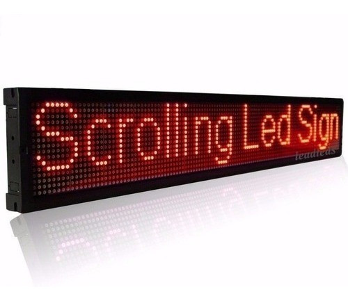 Cartel Led Programable Rgb Pasante Wi Fi Kiosco Bar Negocio 0