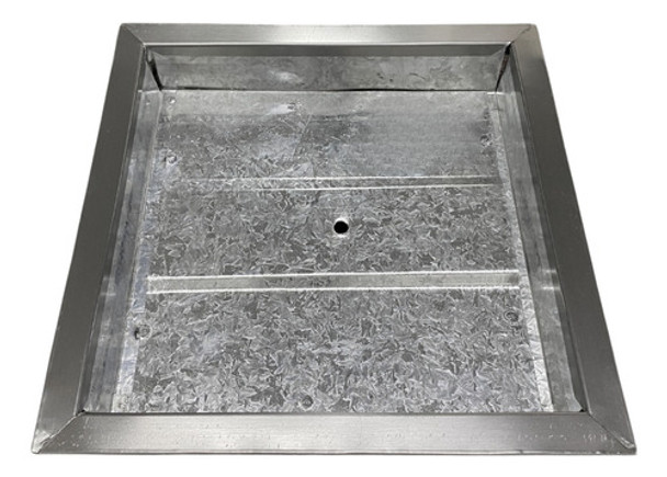 Tapa Camara Super Reforzada 20x20 Filete Acero Galvanizada 0
