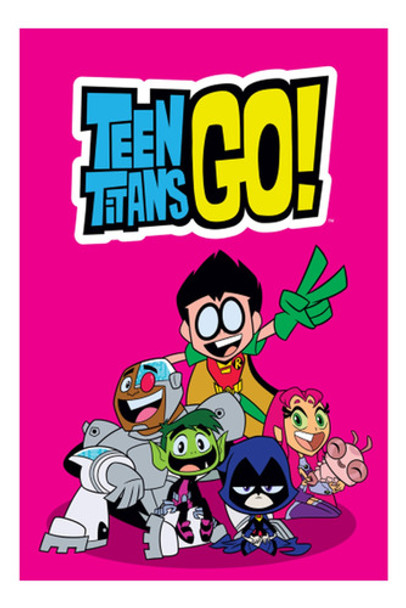 Jóvenes Titánes En Acción - Lámina 45x30 Cm. 0