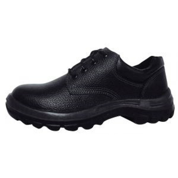 Zapato Cuero Negro,pta Y Plantilla Acero  Talle:44 Worksafe 0