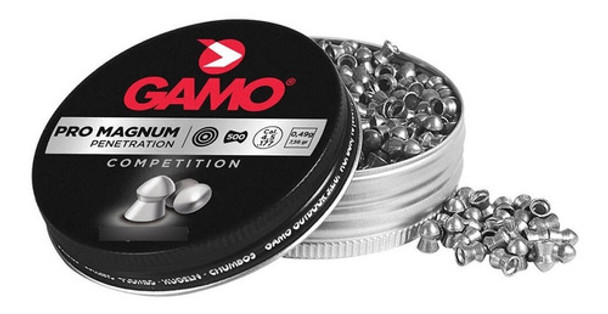 Chumbos Gamo Pro Magnum 250un 5.5mm Ideal Caza Tiro 0 Chumbos Gamo Pro Magnum 250un 5.5mm Ideal Caza Tiro 0
