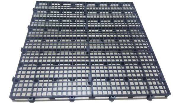 80 Pisos Plastico Preto Estrado Plat 50x25cm Piso P/ Box 0