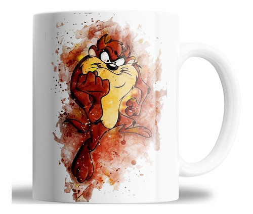 Taza De Ceramica-demonio De Tasmania 0