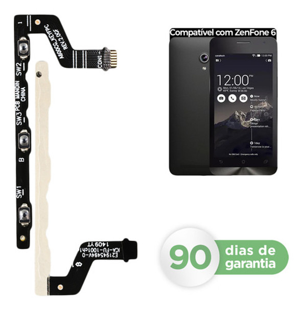 Flex Power E Volume Zenfone A600 / A601 Compatível Asus 0