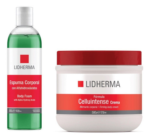 Celluintense + Espuma Corporal Centella Asiática Lidherma 0