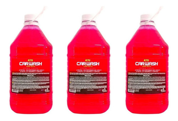 Shampoo Lava Auto K78 Maximo Brillo 5 Lts Ph Neutro Autos X3 0