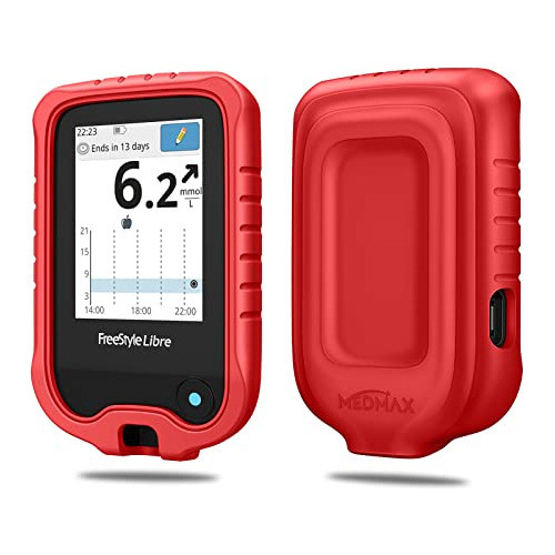 Funda Medidor Lector Glucosa Freestyle Libre - Rojo 0