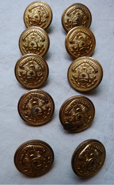 Botones Republica Argentina Lote De 16 0