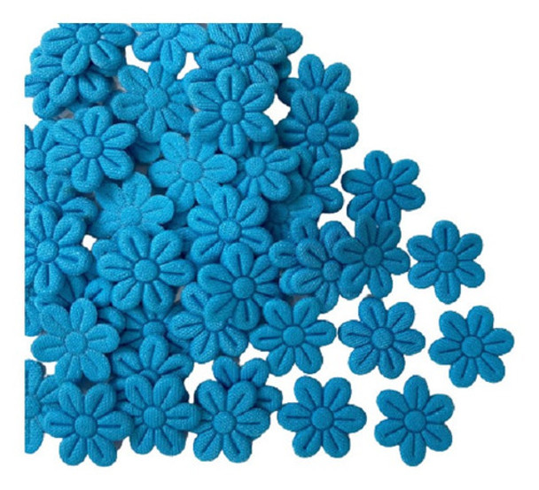 Aplique Flor Prensada - Azul Turquesa - 100 Unidades 0 Aplique Flor Prensada - Azul Turquesa - 100 Unidades 0