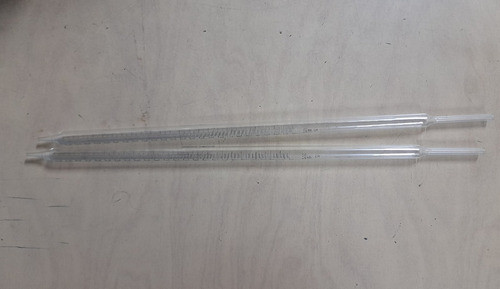 2 Pipetas De Vidrio 25 Ml 0
