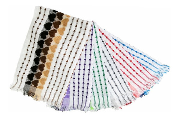 Repasador Pack X 3 Corazón Con Flecos 0