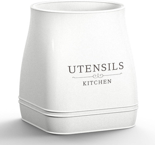 Soporte Cerámico Blanco Para Encimera Cocina Moderna 0