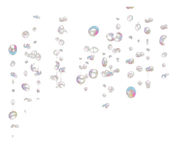 Colgante De Mermaid Con Burbujas Transparentes De 20 Cm 0