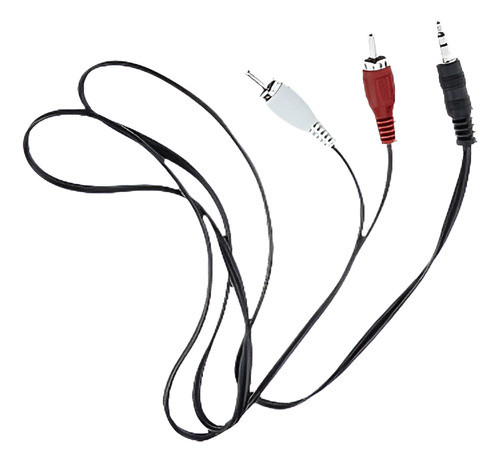 Enchufe De 3.5mm Macho A Macho Mini Jack A 2 Rca Audio Estér 0