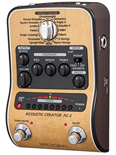 Zoom Ac2 Guitarra Acústica Pedal De Efecto 0