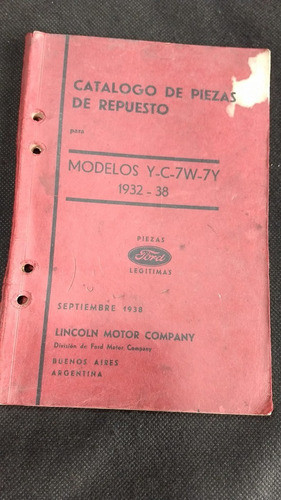 Libro Manual Catalogo Ford Lincoln 1932 0