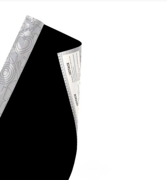 Plástico Adesivo Preto 1 Metro - Leotack 0 Plástico Adesivo Preto 1 Metro - Leotack 0