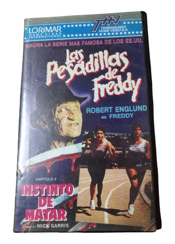 Las Pesadillas De Freddy Instinto De Matar Vhs ..leer Bien 0
