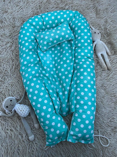 Nidito Contenedor Con Base Y Almohada Bebe 0