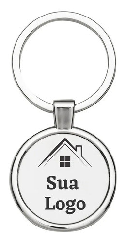 100 Chaveiros Metálicos Personalizado Laser Lembrança L1956 0