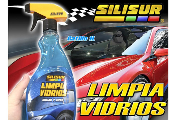 Limpia Vidrio  Auto, Casa. 1 Litro Gatillo 0