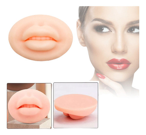 Labio De Silicona Practica De Maquillaje Tatoo Microblanding 0