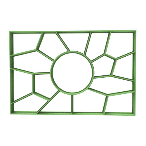 4202 Mosaico Rectangular Con C Rculos 10x15cm Cortante 0