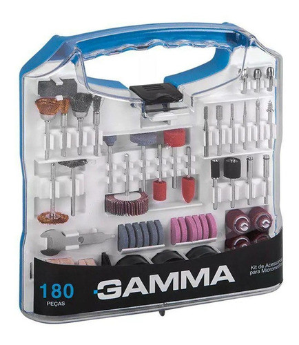 Set Kit Accesorio Mini Torno Gamma Juego 180 Piezas Maletin 0