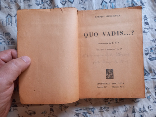 Quo Vadis Enrique Sienkiewicz Difusión 0