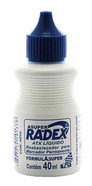 Reabastecedor Pincel Permanente Azul 40ml, Pronta Entrega 0