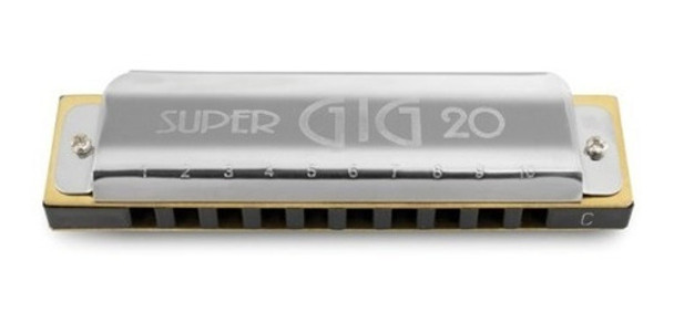 Gaita Diatônica Hering Super Gig 20 4020 C ''do'' - Shg 0 Gaita Diatônica Hering Super Gig 20 4020 C ''do'' - Shg 0